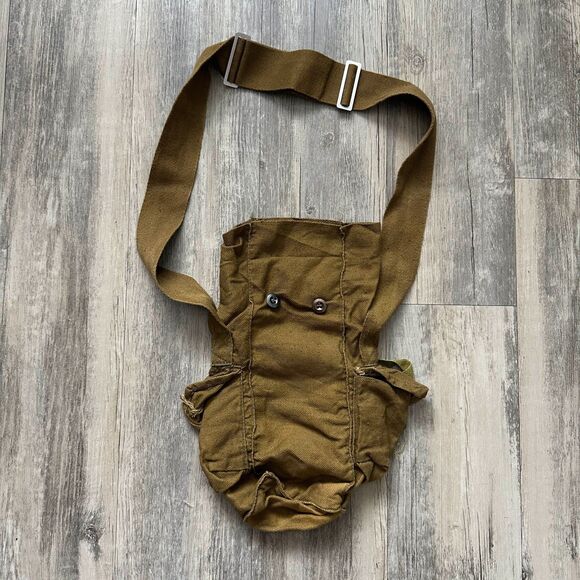 Vintage USSR Soviet Union Gas Mask Bag - Picture 1 of 4